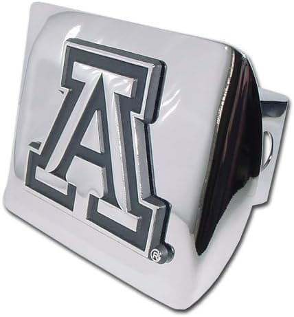 Elektroplate University of Arizona Polished Chrome Trailer Hitch Cover