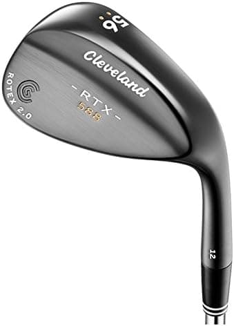 Cleveland Golf Men's 588 RTX 2.0 Muscle Back Standard Bounce Satin Wedge, Black