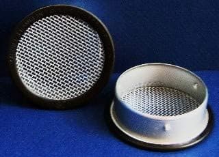 2.5" Round Open Screen Vent - Black - Package of 4