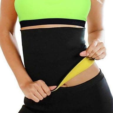 Slimcore By Zaza Slimming Waist and Abs Belt Trimmer-cincher Girdle for Weight Loss-thermo Sweat Neoprene Shaper