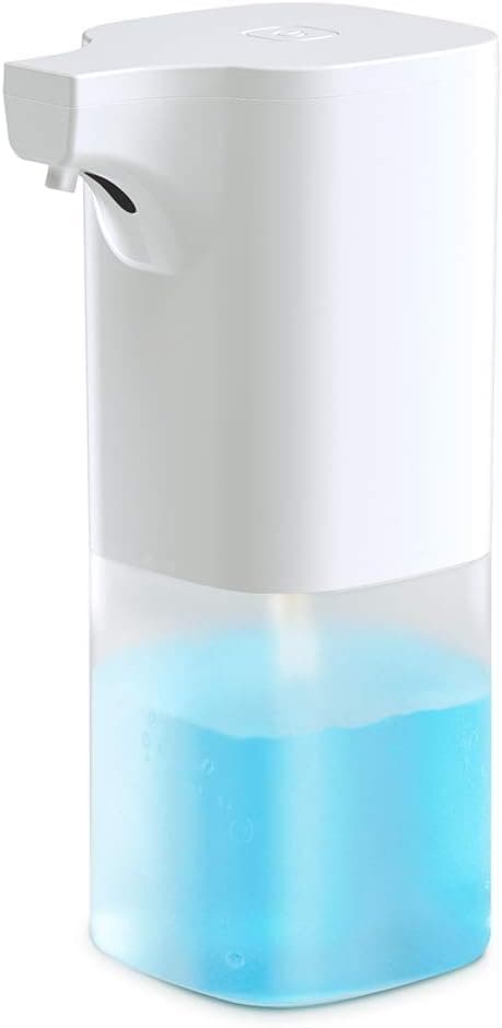 TONPVOU Soap Dispenser Touchless Foaming Soap Dispenser 350ml Electric Automatic Foam Soap Dispensing Infrared Sensor Liquid Dish Dispenser Hand Free Soap Pump for Bathroom Kitchen Office