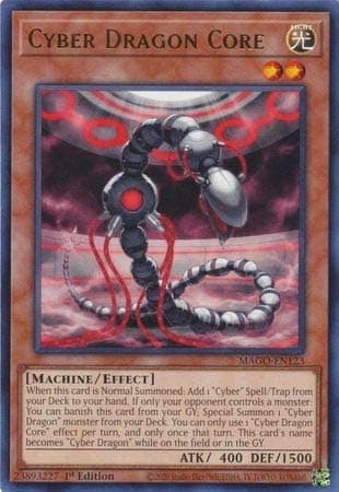 Cyber Dragon Core - MAGO-EN123 - Gold Rare - 1st Edition