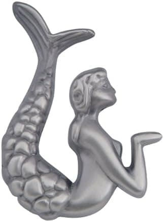 Atlas Homewares 190L-P 2-1/2-Inch Mermaid Knob - Left, Pewter