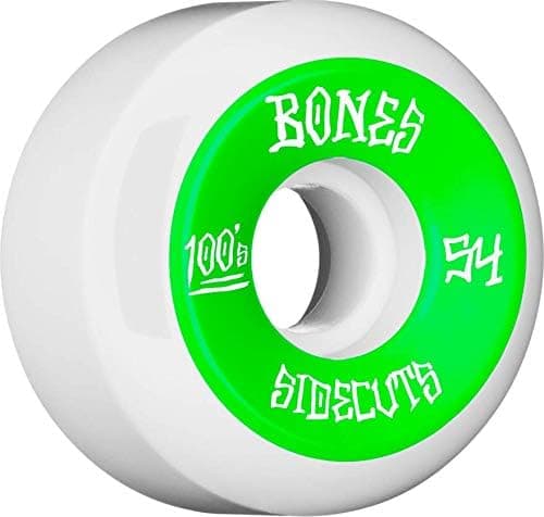 Bones 100's #2 54mm White - V5 Sidecut