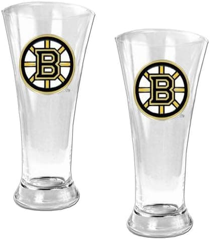 Great American Products NHL Two Piece 19-Ounce Pilsner Glass Set - Primary Logo
