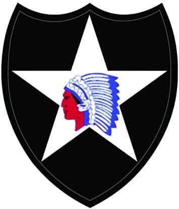 fagraphix 2nd Infantry Division Sticker Decal Self Adhesive 2ID South Korea 1.25" Wide