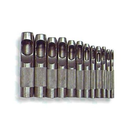 ToolShopUSA Hollow Punch Set 12 Pieces 1/8 Inch - 3/4 Inch