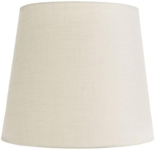 White 7 Inch Chandelier Lampshade with Nickel Bulb Clip