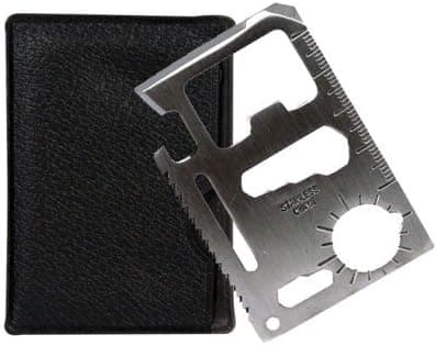 MT908 11 Function Credit Card Size Survival Pocket Tool - 20pack & Keyrings