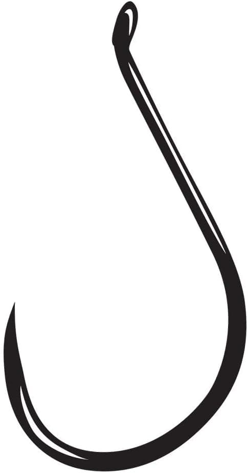 Gamakatsu Octopus Barbless Hooks (25-Pack), Nickel, Size 4