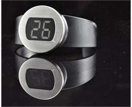 HK Electric Digital Lcd Red Wine white Wine Watch Bottle Thermometer TL-8002