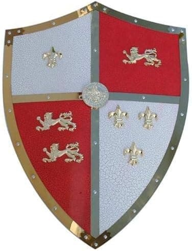 Medieval Royal Crusader Knight Armor Shield