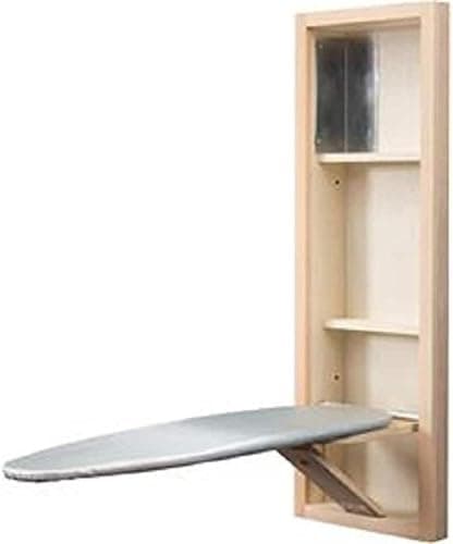 Broan-NuTone ICUNUWX Ironing Center Without Door with Unfinished Birch and Hinges