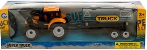 Kole Imports Friction Powered Construction Trailer Truck