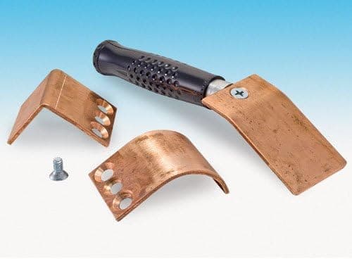 Eastwood Welders Helper Supportive 3x3 Set Flat Curve Angle Copper Plates