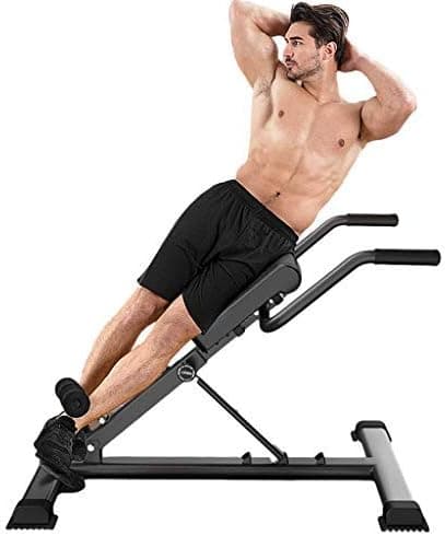 Bench Roman Chair Back Hyperextension WSR-05T8 Adjustable AB Bench Hyperextension Exercise Strength Training Back Machines