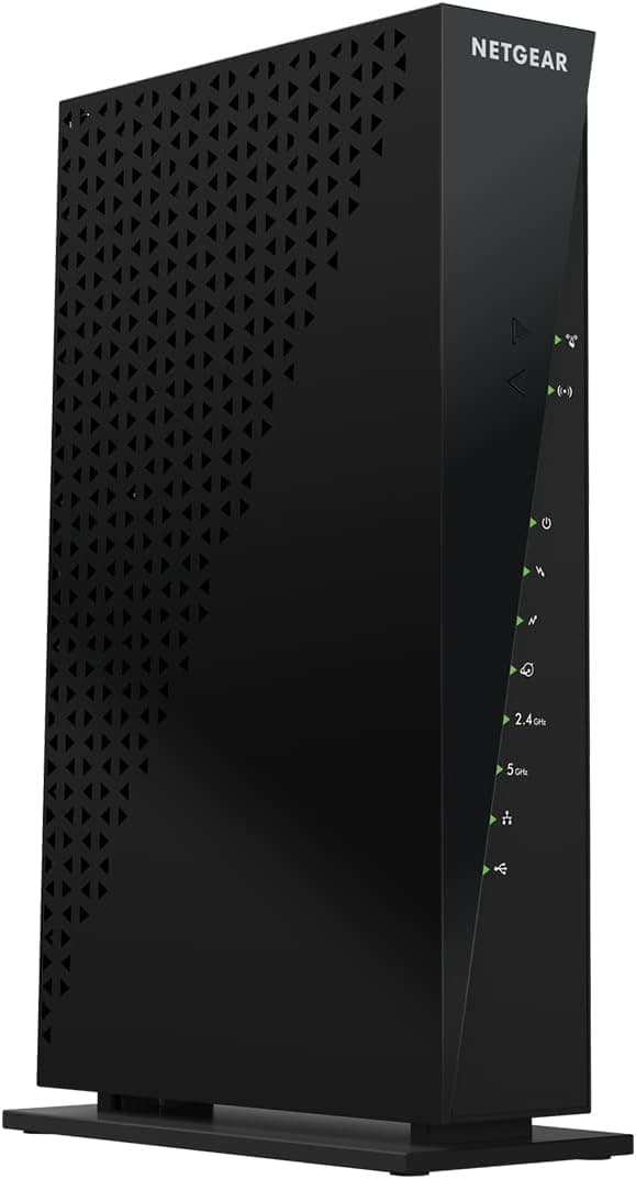 NETGEAR Cable Modem WiFi Router Combo C6300 | Compatible with Cable Providers Including Xfinity by Comcast, Spectrum, Cox for Cable Plans Up to 400Mbps | AC1750 WiFi Speed | DOCSIS 3.0