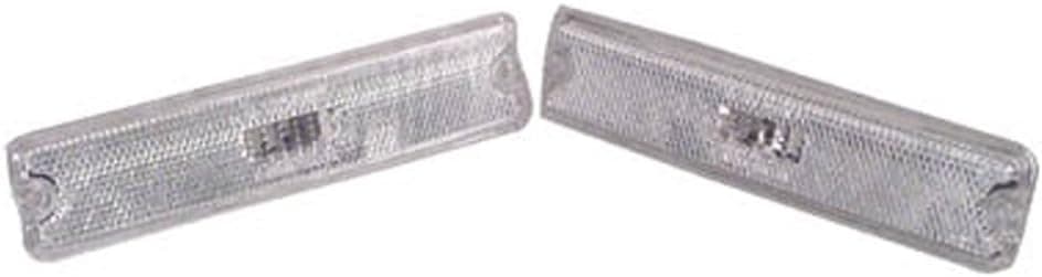 IPCW CWC-414 Jeep Wrangler Front Corner Lens with 2 Amber Bulbs (on Side Fender)