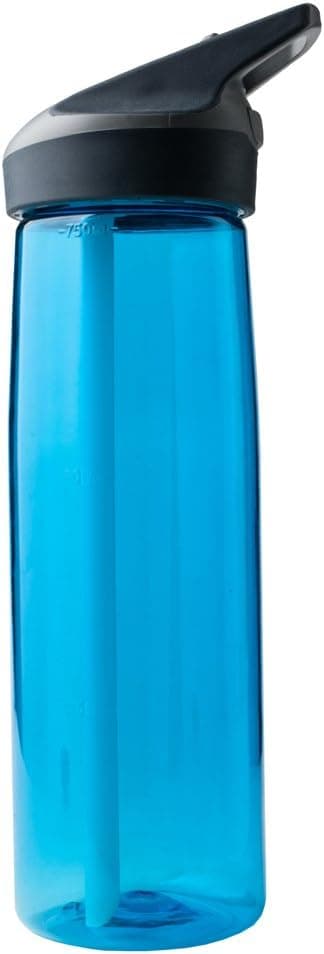 Laken Tritan Sports Water Bottle – Jannu Straw Cap, 25 Ounces, Blue