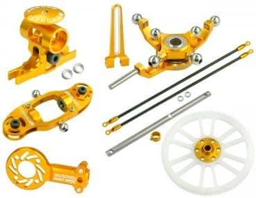 Microheli CNC Blade 200 SR X Performance package (GOLD) - BLADE 200 SRX