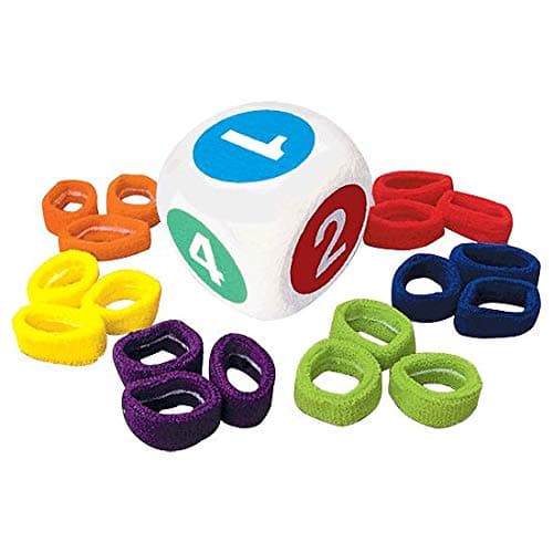 Scatterball Game, Set of 18 Color Coded Wristbands, 1 Scatterball and Game Rules - 018175