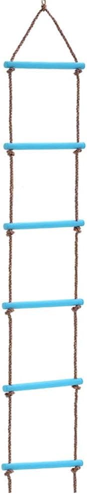 Climbing Ladder for Kids, FOME 6 Steps 78 inches Climbing Ladder Rope Outdoor Sports Toys Playground Safety Swing Climb Hang Accessories Rope lLdder Climbing Swing for Kids Load Bearing 120kg