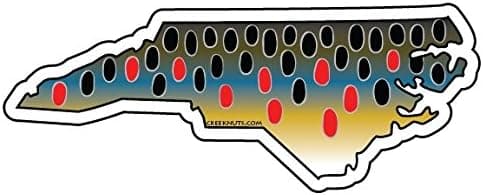 North Carolina Brown Trout Sticker Decal