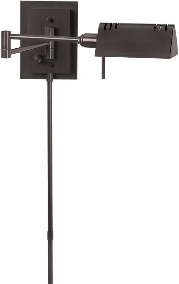 Dainolite DLHA654W-OBB One Light Swing Arm Wall Lamps, Bronze/Dark