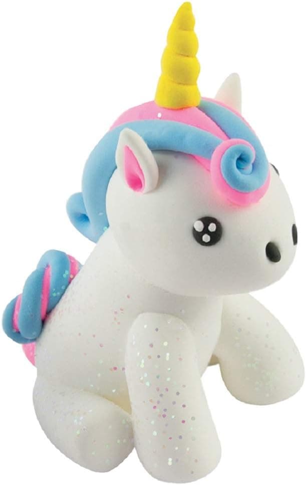 iscream Fizz Creations Make Your Own Mini Glittery Unicorn Modeling Dough Shaping Kit