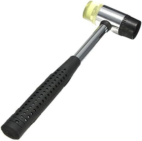 【The Best Deal】OriGlam 26mm Double-Faced Soft Mallet, Rubber and Nylon Faced Hammer Mallet for Home Improvement Glazing Window Beads Tool
