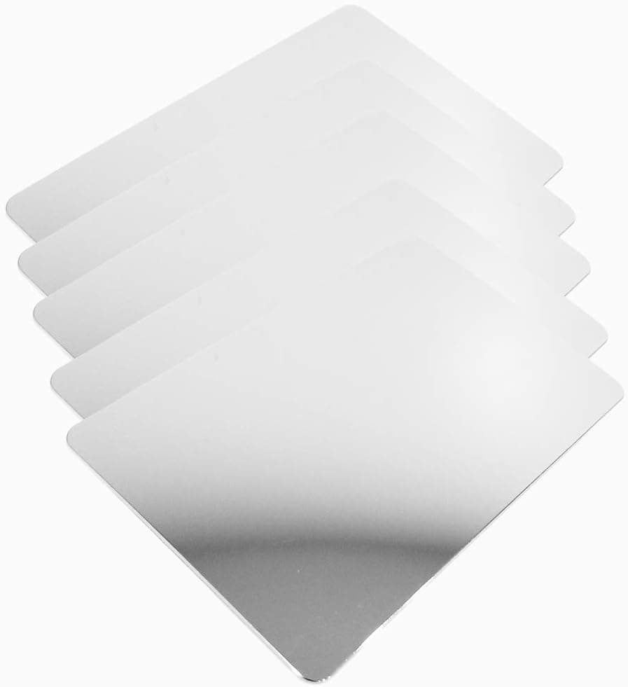 Blackett Compact Plastic Survival Mirror 5-Pack for Signaling and First Aid