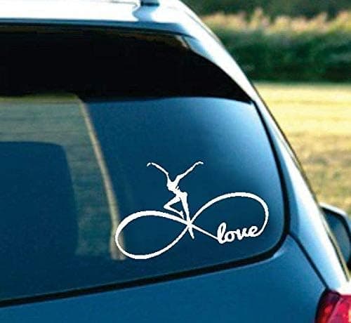 LA DECAL Dave M. Decal Sticker Vinyl Car Home Truck Window Laptop 6" (White, 9")