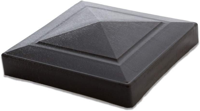 Plastic Post Cap, 2 x 2 inches Nominal, Dark Brown Color, 20 Pieces. Made in USA- Weather Resistant,