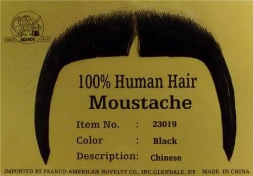 Black Chinese Moustache