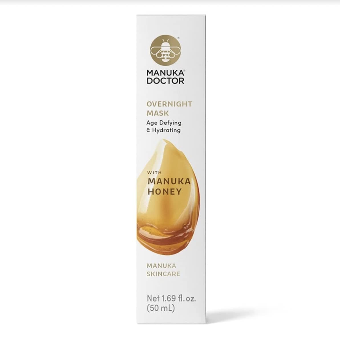 Manuka Doctor Overnight Mask - Age Defying & Hydrating Gel Facial Mask with Manuka Honey to Boost Skin's Radiance, Relaxing Lavender Scent (1.69 Fl Oz)