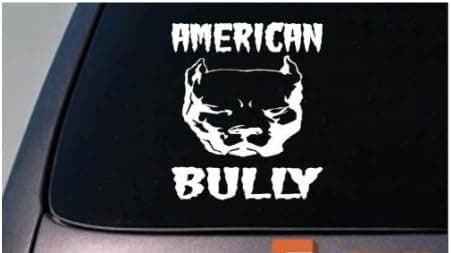 EZ-STIK American Bully American Pit Bull Pitbull 6" Sticker Decal Rescue Amstaff abkcB152