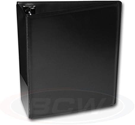 NEW BCW 3" ALBUM - PLAIN - BLACK