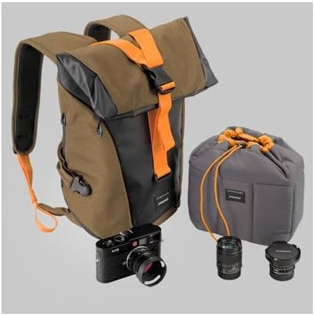 Crumpler Local Identity (L) Backpack for 15 inch Laptop, Beech/Black/Orange
