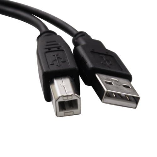 ReadyPlug USB Cable Compatible with HP Laserjet Pro 200 Color MFP M276nw CF145A#BGJ Printer (25 Feet, Black)