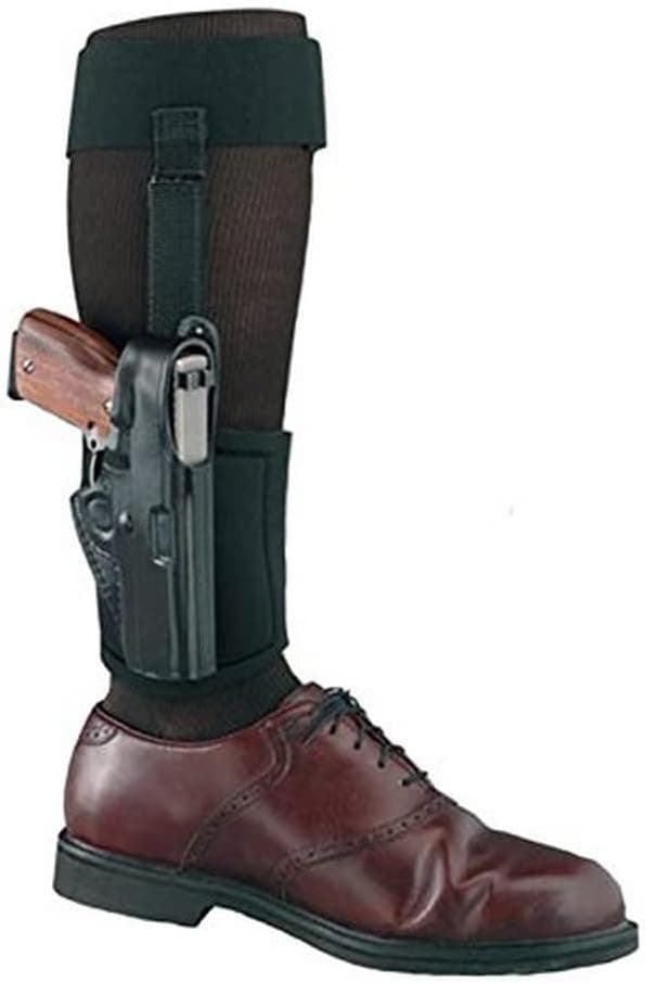 Gould & Goodrich B816-G42LH Ankle Holster Plus Garter, Black