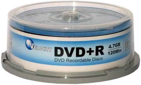 Velocity DVD+R 8X 4.7GB (25-Spindle) (Discontinued by Manufacturer)