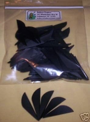 Blazer Arrow Vanes (Bohning) Black w/o Logo Pkg/100
