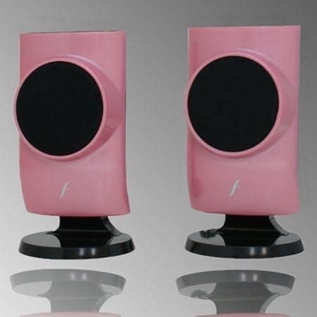 Frisby USB PC Computer Desktop Laptop Notebook Speakers-PINK