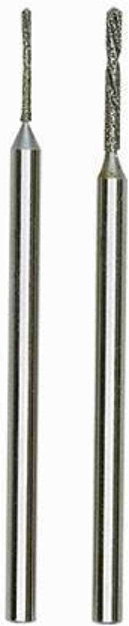 Proxxon 28255 Diamond twist drills 2 pcs, 1/32" + 3/64" (0,8 + 1,2 mm)