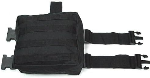 Molle Drop Leg Panel Utility Waist Pouch Bag Black