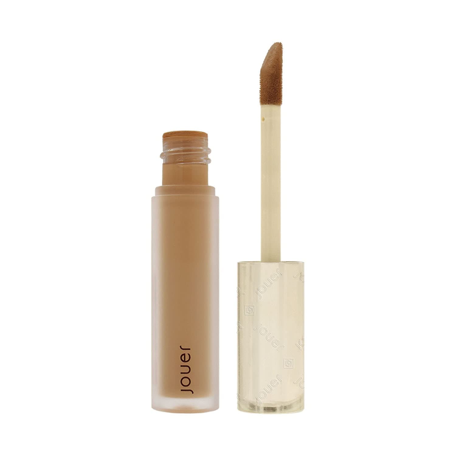 Jouer Essential High Coverage Liquid Concealer - Soft Matte Finish - Color Corrector for Spot Coverage, Under Eye Dark Circles and Contour, Amber