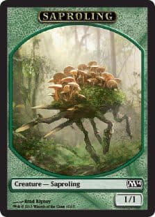 Magic The Gathering - Saproling Token (10/13) - Magic 2014