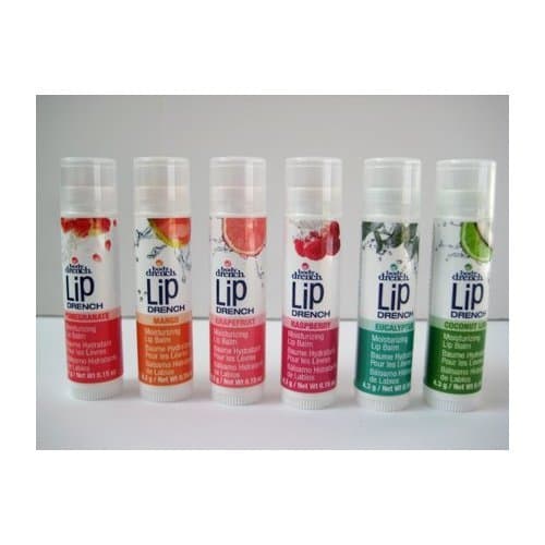 Body Drench Lip Drench Lip Balm - Set of 6 (one of each flavor)