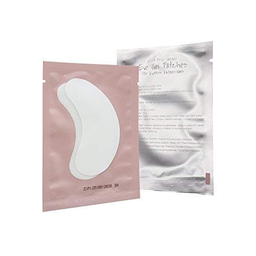 100 Pairs Set, Under Eye Pads for Eyelash Extensions Lint Free Eye Gel Patches Premium Collagen Lash Pad Eye Mask Makeup Tools, Pink
