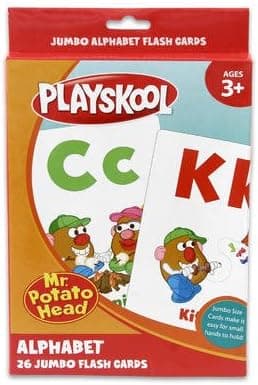 1 piece of PLAYSKOOL 26CT MR POTATO HEAD JUMBO FLASH CARDS